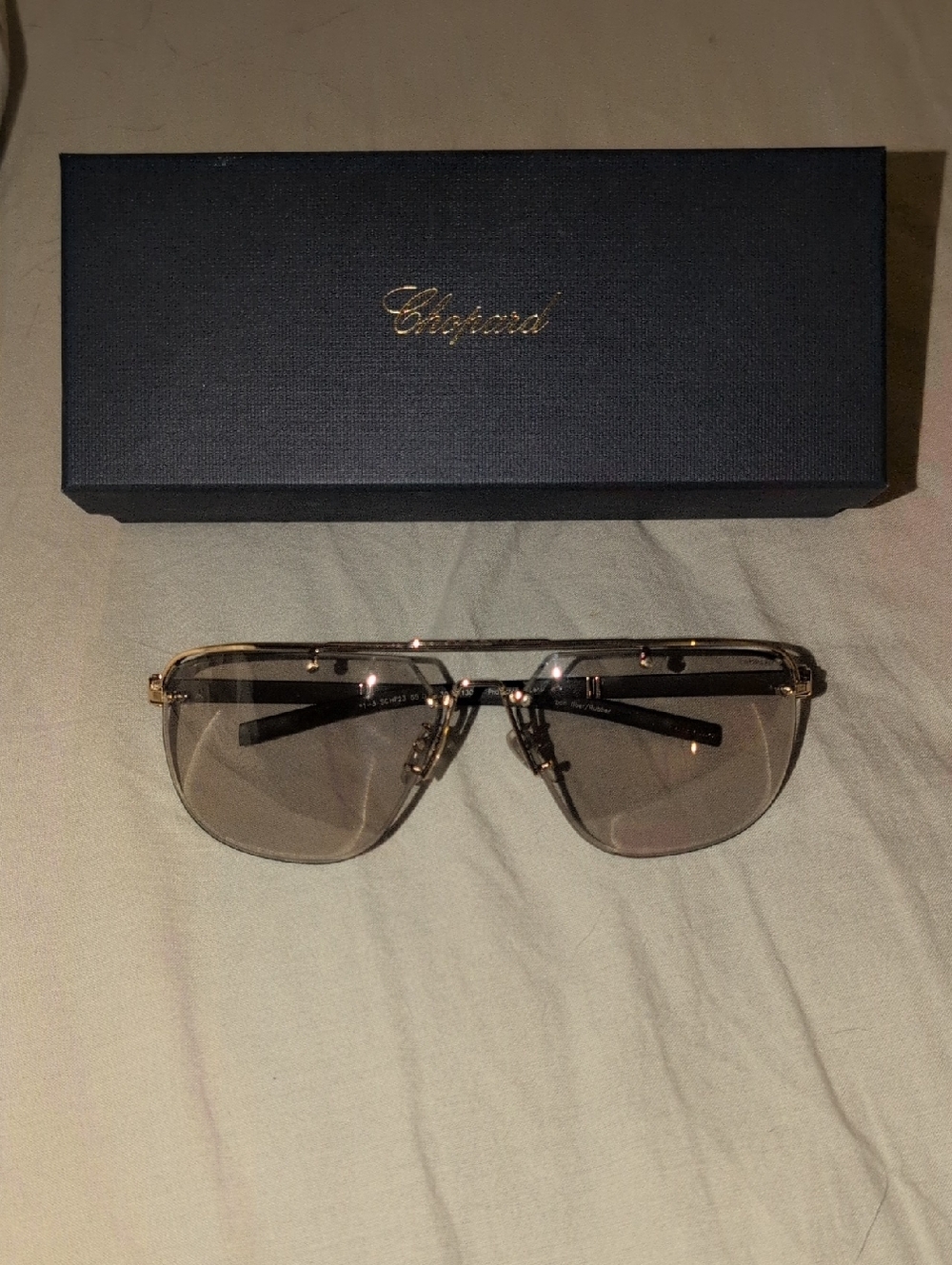 Chopard Men’s Gold Frame Sunglasses Schf23
